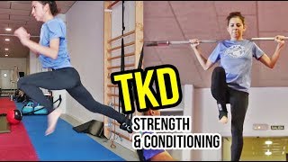 Taekwondo Strength amp Conditioning Workout  Training in Madrid [upl. by Dyan]