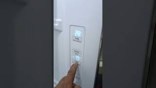 how to set freezer and fridge temperature in Samsung Refrigerator coolingsolution samsung [upl. by Danya557]