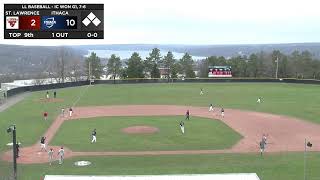 Ithaca Baseball vs St Lawrence DH [upl. by Arenahs]