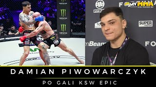 DAMIAN PIWOWARCZYK  KSW Epic  Przegrana z Haratykiem  Wygrana z Silvą  Rewanż z Gnidko [upl. by Lemraj298]