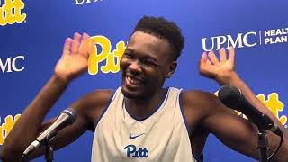 Pitt Forward Papa Amadou Kante Talks Motivation Freshman Lessons in Press Conference [upl. by Aehtorod]