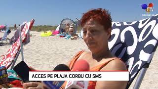 Acces pe plaja Corbu cu SMS  Litoral TV [upl. by Woolley]