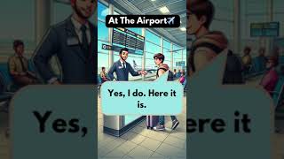 at the airport English conversation [upl. by Huxley]