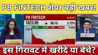 PB Fintech Share latets news  PB Fintech Update pbfintech [upl. by Aehr]