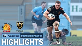 Exeter v Northampton  HIGHLIGHTS  Late Controversy at Sandy Park  Gallagher Premiership 202021 [upl. by Gaspard]