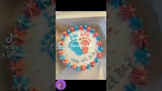 Baby gender cake🍰foryou cake viralshort trendingshortsfypyoutube fypシ゚viralbabyshortsbaby [upl. by Nulubez949]