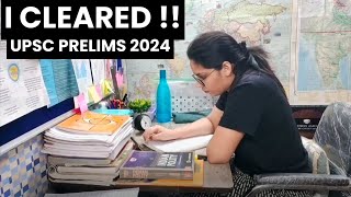 I CLEARED UPSC CSE PRELIMS 2024✌️ UPSC CSE PRELIMS 2024 RESULT REACTION  UPSC PRELIMS RESULTS VLOG [upl. by Neerod]