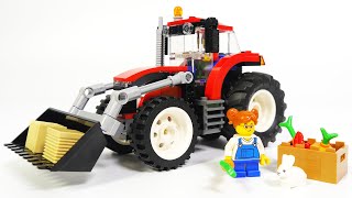 LEGO City 60287 Tractor  Lego Speed Build [upl. by Notnelc983]