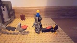 LEGO Sister Location Scooping Room Cutscene FNAF [upl. by Anauqes]