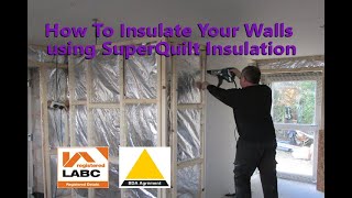 How to Install SuperQuilt onto Walls [upl. by Etnahsa702]