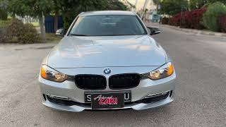 BMW 316i 2014 Silver Luxury  Ahmed Zaki Cars [upl. by Ahsiryt854]