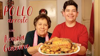 POLLO ARROSTO CON PATATE con Nonna Ginevra ❤️ Lorenzo in cucina [upl. by Aehtna]