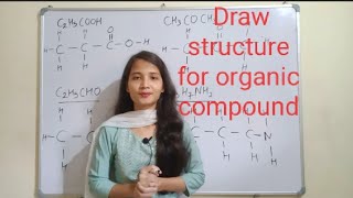 Trick to draw structure for organic compound carbon compound [upl. by Aloysia]