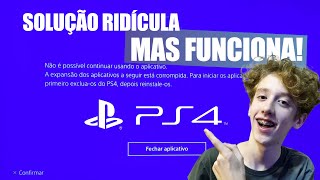 RESOLVIDO Jogos do PS4 corrompidos  SOLUÇÃO  Corrupted addon game data work around solution D [upl. by Zetana]