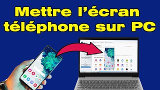 Comment partager l’écran de son téléphone sur PC 📱💻 [upl. by Nad]