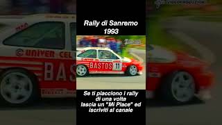 Rally di Sanremo 1993 Short 11 [upl. by Ennahtur449]