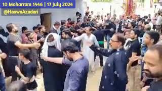 Haswa Azadari 2024  Mashq dariya se bhar ke aa na saki  10 Moharram [upl. by Rustin]