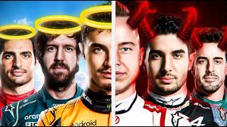 The Most Hated VS Most Loved F1 Drivers [upl. by Quiteris]