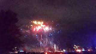 Fireworks In Central Park Burnaby BC Canada Part 1 [upl. by Crellen]