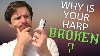 Why Is My Harmonica Broken  SOLVED Common Blues Harp Problems [upl. by Strepphon]