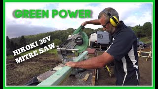 HIKOKI Mitre Saw 36V 255mm  Tool Review [upl. by Elton434]