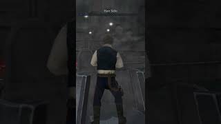 Han Solo using a Laser turret AI Heroes use turrets starwars battlefront2 gaming shorts [upl. by Aeiram]