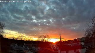 Time Lapse Sunset March 27 2024 [upl. by Dalpe]