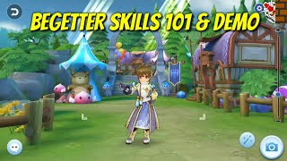 Ragnarok Mobile Begetter Skills 101  Demo [upl. by Eelrihs]