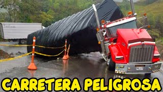 🚧TRACTOMULAS COLOMBIANAS  LA CARRETERA MÁS PELIGROSA Y EXTREMA QUE CONECTA A SURAMÉRICA 🌎🚦🚧 [upl. by Rehpotsirk418]