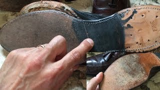 Resoling shoes half sole vs full resole explained [upl. by Mayhs816]