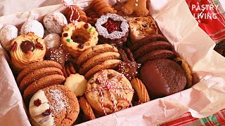 Make 10 Holiday Cookies from One Dough🎁  Christmas Cookie Box [upl. by Nahtan]