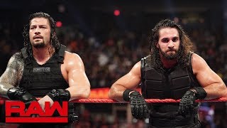 Roman Reigns and Seth Rollins react to Dean Ambrose walking out on them Raw Exclusive Oct 8 2018 [upl. by Jonathon]