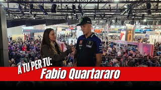 Fabio Quartararo “MartinBagnaia Jorge il titolo ce l’ha in mano”  EICMA 2024 [upl. by Loralee]