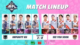 GAME 03 SeeYouSoon vs Impunity KH  MPL KH Spring Split  Playoffs  Finals  In Time Gaming [upl. by Nrehtak]