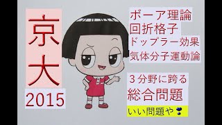 【総合問題（3分野）】京都大学2015 [upl. by Leeban73]