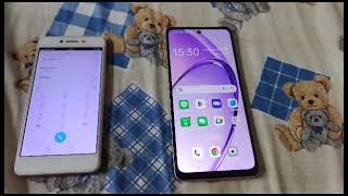 OPPO A3 vs OPPO A37 incoming call [upl. by Aicnilav800]