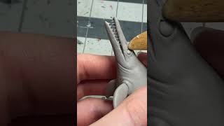 Making an ichthyosaurus art miniatures polymerclay clayart sculpture [upl. by Farris]