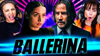 BALLERINA TRAILER REACTION John Wick Movie  Ana De Armas  Keanu Reeves [upl. by Brigida431]