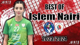 Best Of Islem Nairi ESR ArabHandballChampionshipOfChampions TunisianLeague 20232024 [upl. by Arocahs]