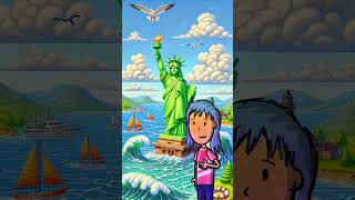 Why Is the Statue of Liberty Green StatueOfLiberty StatueOfLibertyFacts DidYouKnow HistoryFacts [upl. by Telford]