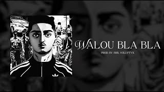 MORAD  WALOU BLA BLA LYRIC VIDEO  REINSERTADO [upl. by Amii]