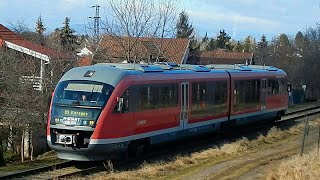 Desiro motorvonat a CinkotaCsömörKerepes HÉVvonalon 2019 február 4 [upl. by Jamie]