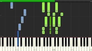 Vince Guaraldi  Cast Your Fate To The Wind  Piano Cover Tutorials  Backing Track [upl. by Ledairam486]