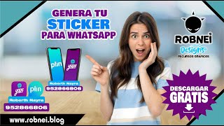 Cómo Crear Stickers de Yape y Plin para WhatsApp GRATIS [upl. by Luis]