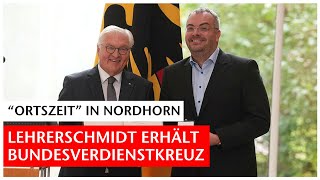 Bundesverdienstkreuz für quotLehrerschmidtquot Kai Schmidt aus Nordhorn  Ortszeit Nordhorn  GNOnline [upl. by Inhsor]