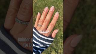 Builder gel overlay for beginners nails buildergel gelnails nailtutorial [upl. by Thar]