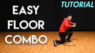 Easy Floor Combo Hip Hop Dance Moves Tutorial  MihranTV [upl. by Vas]