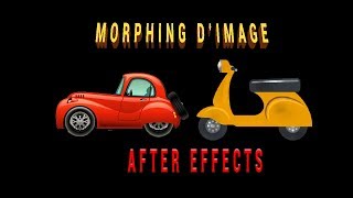 Morphing dimage sur After effects transformer un objet en un autre [upl. by Verney]