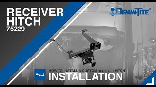 2015  2021 Land Rover amp Range Rover Class IV Hitch Install  Draw•Tite®  75229 Receiver Hitch [upl. by Jerri]