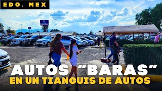 ¿Que Autos Baratos encuentras en un Tianguis de Autos Aquí verás Sedanes en el Tianguis mas grande [upl. by Hareehat]